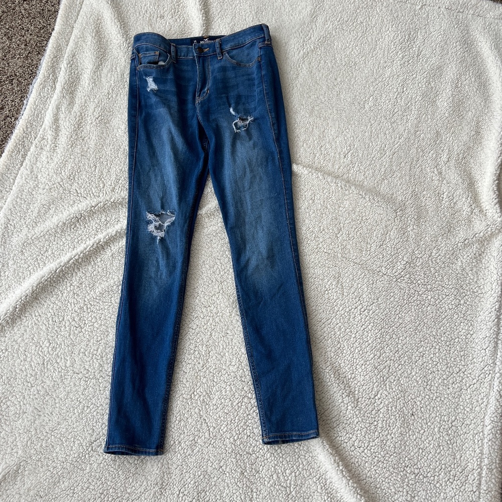 Hollister High Rise Super Skinny Classic Stretch  Jeans